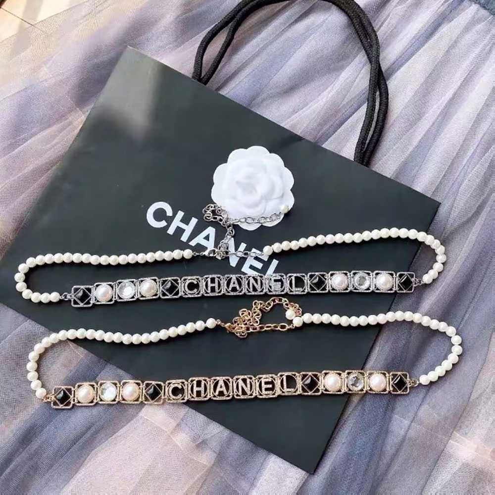 new pearl chanel chain belt