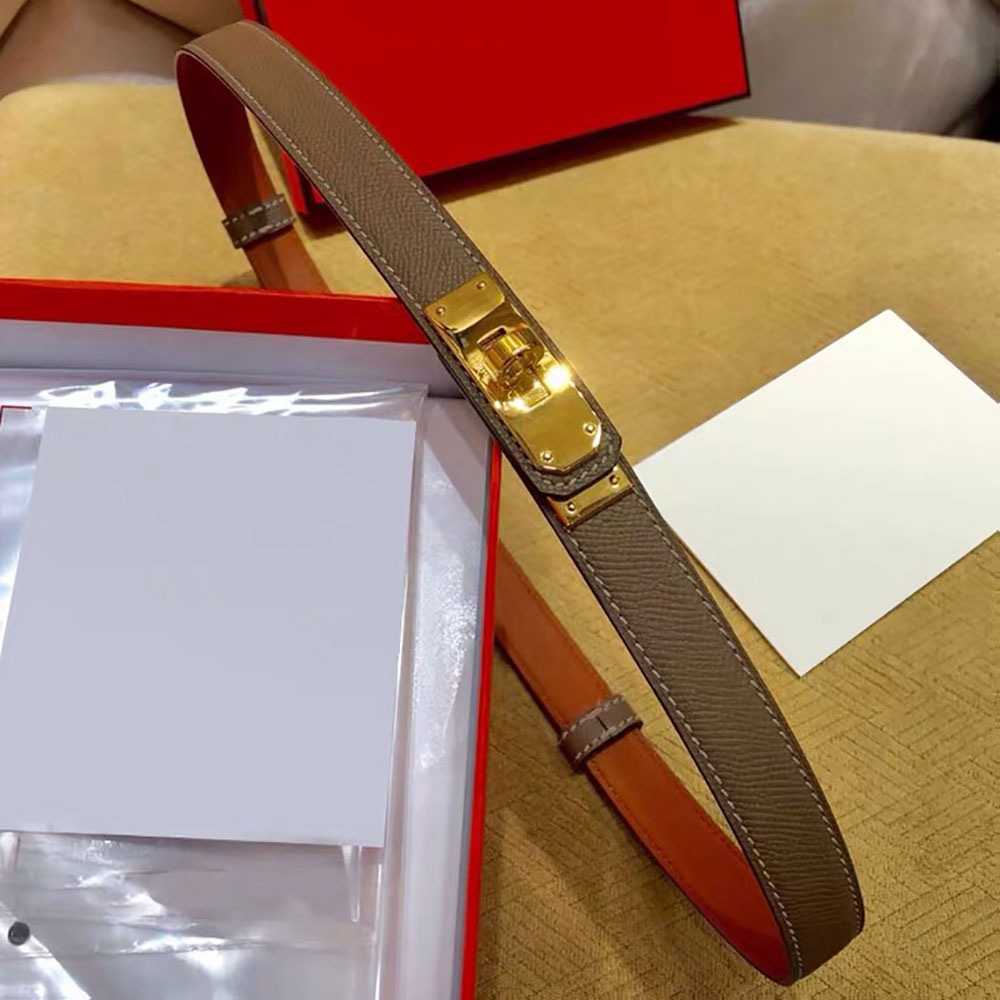H kelly thin high luxury fashion belt