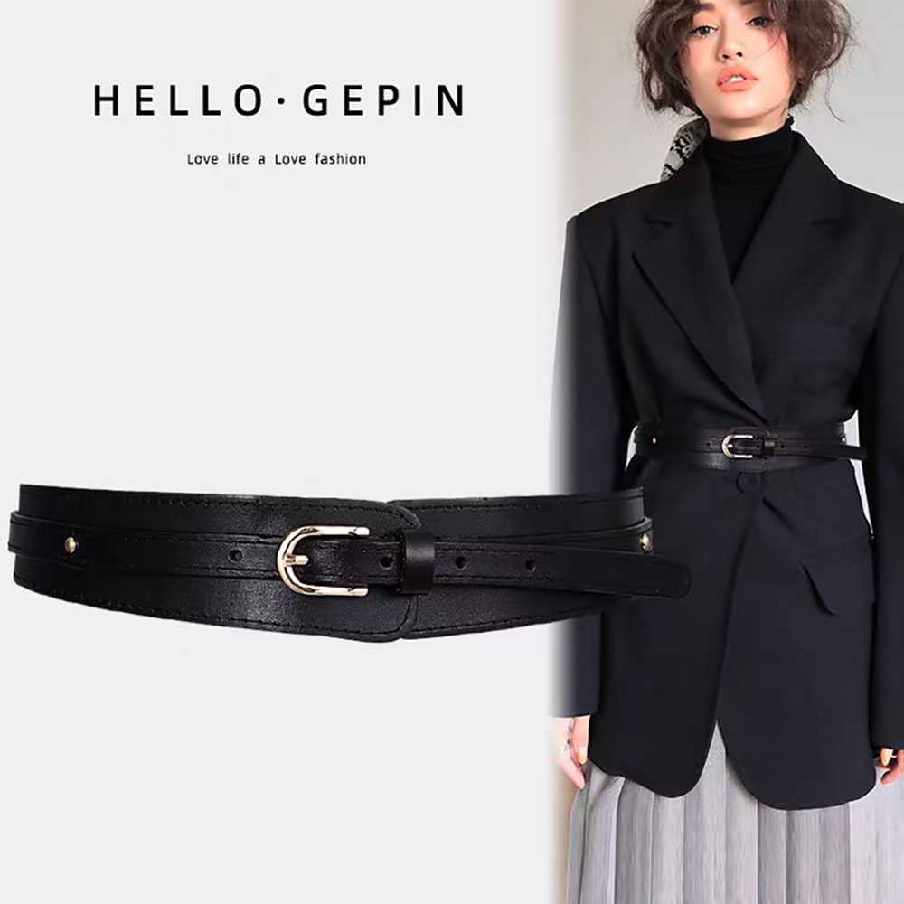 elastic luxury out garment fashion belt
