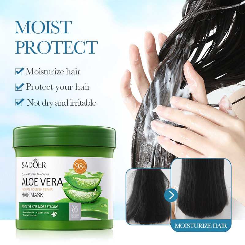 500g SADOER aloe essence hair mask