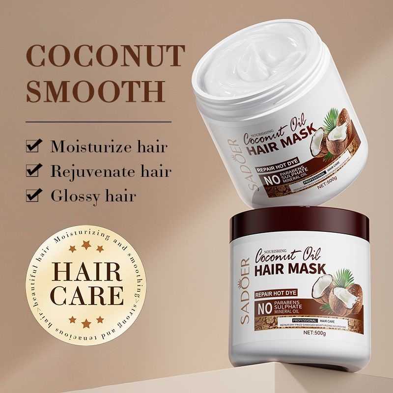 500g SADOER coconut plant extract hair mask