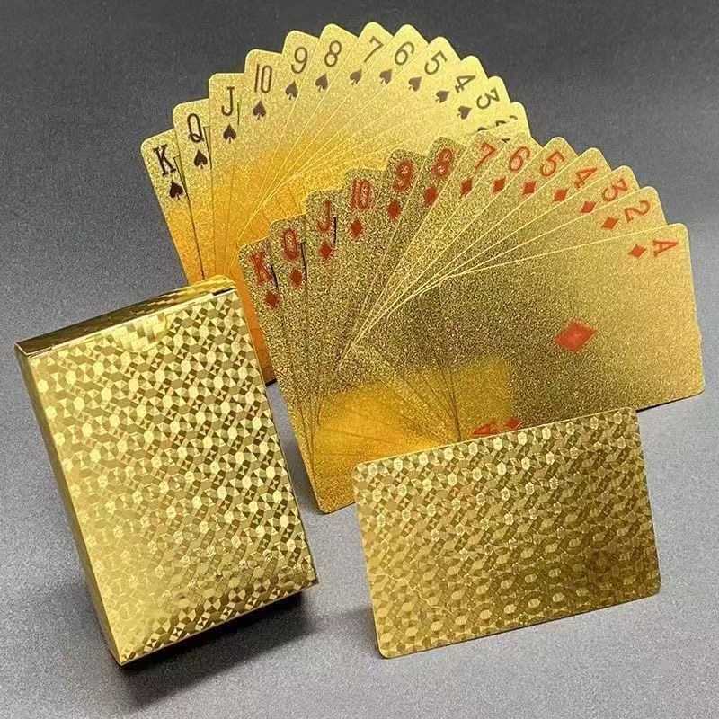 Poker gold cards