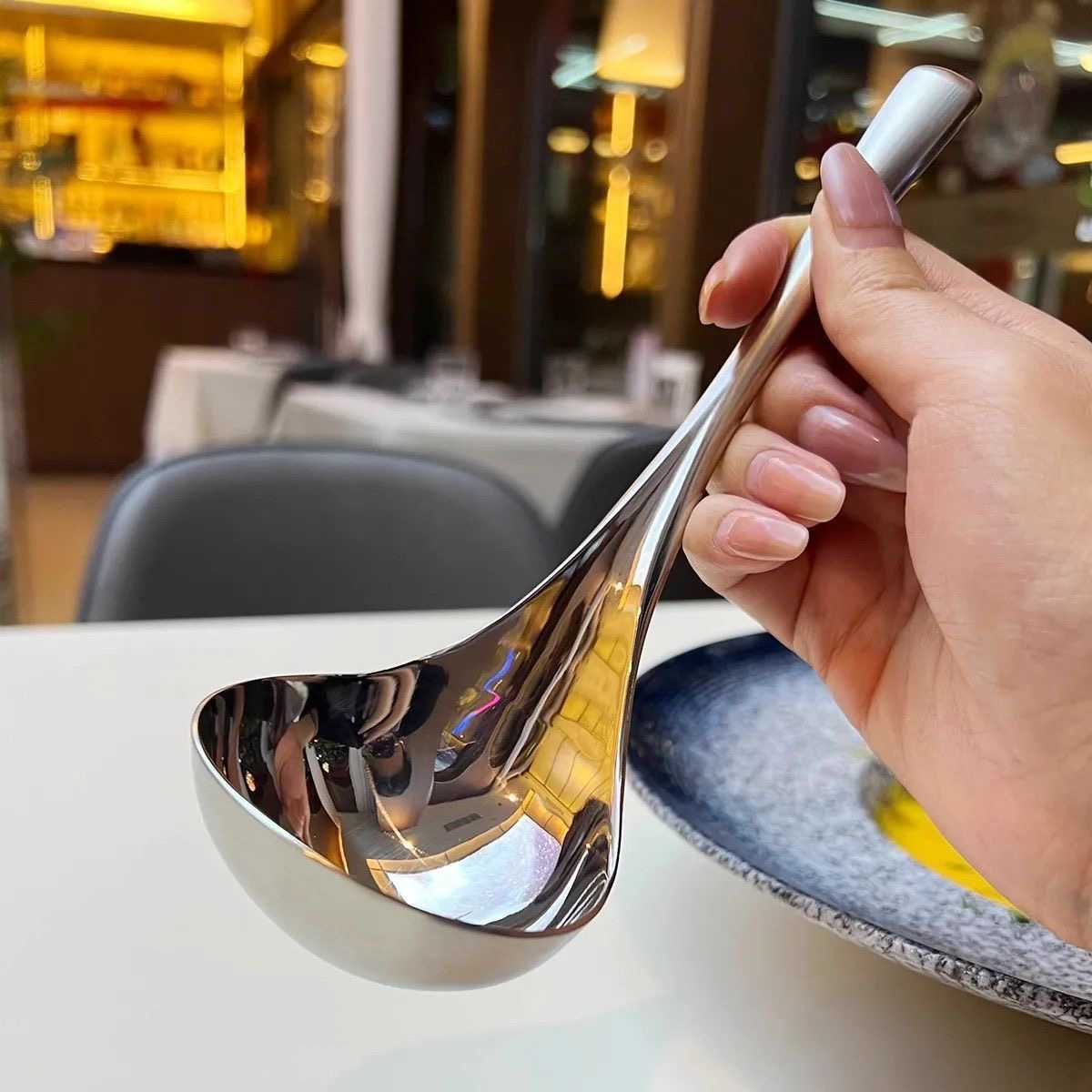 304 stainless steel soup thick food-grade spoon