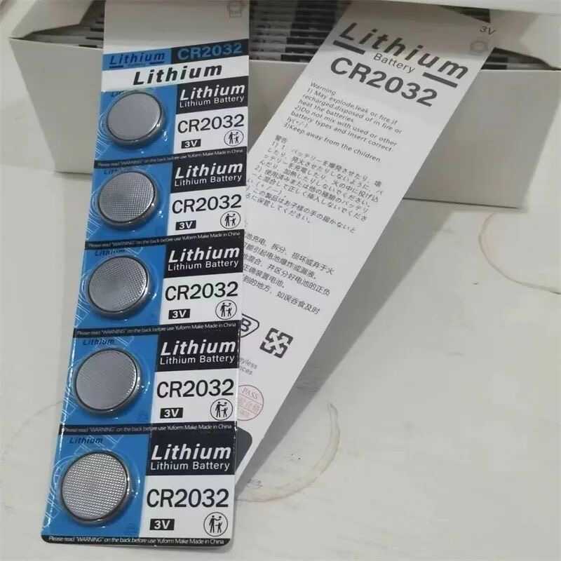 10pcs CR2032 lithium batteries