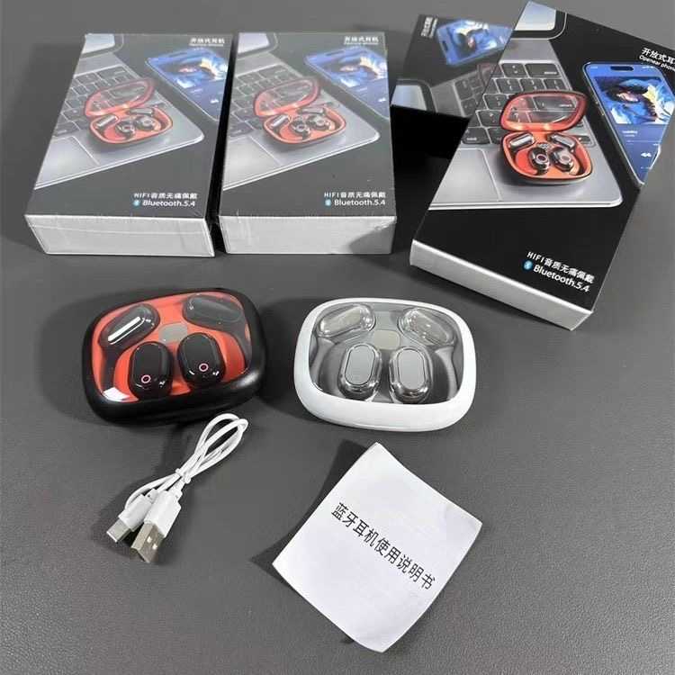 New silicone hanging-ear Bluetooth headphones