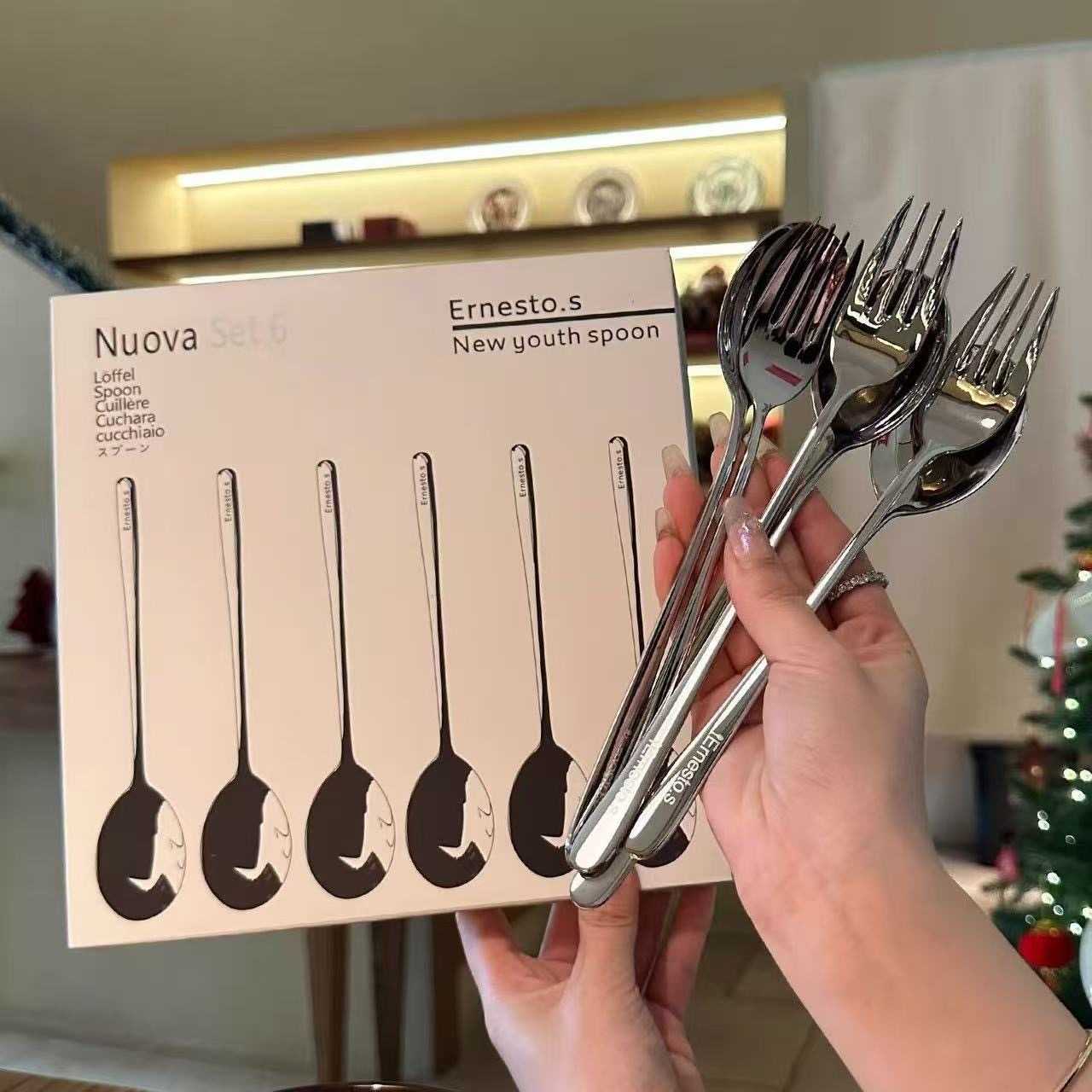 Ernesto stainless steel Korean tableware set