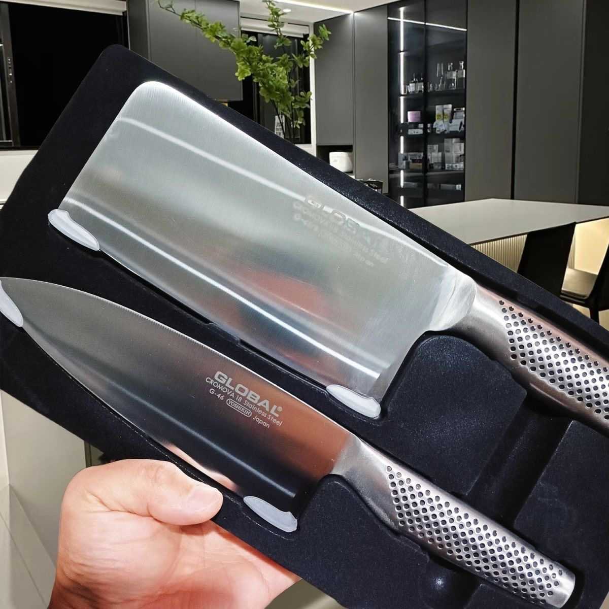 stainless steel kitchen knife two-piece set chef knife plus slicing knife