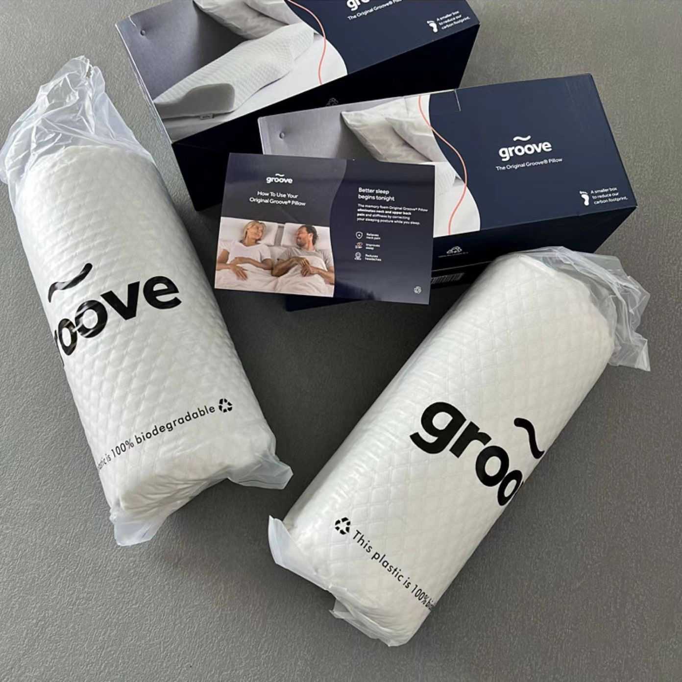 Groove soft comfy  cervical pillow