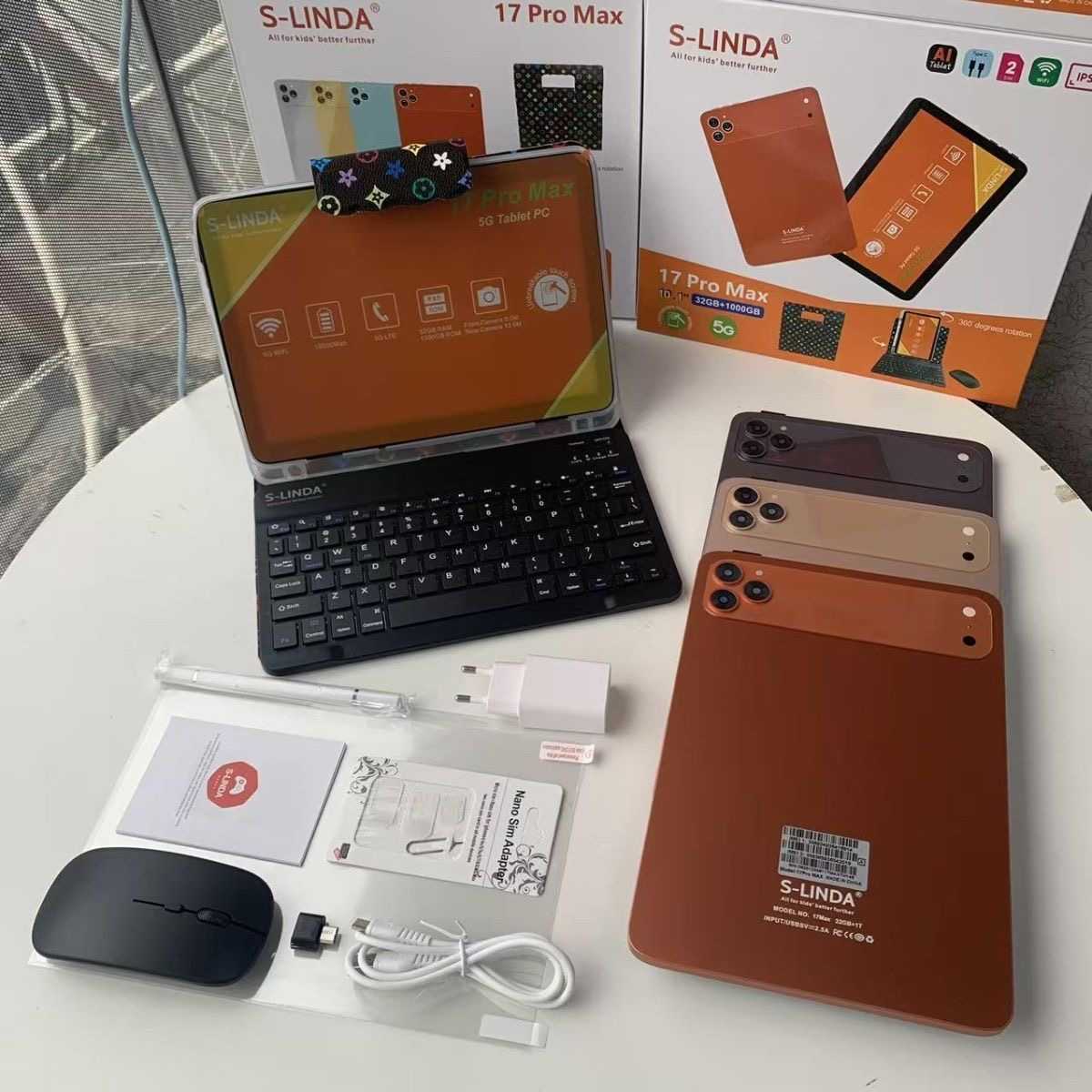 S-LINDA 17 Pro Max Tablet 10.1inch 2SIM+WIFI
