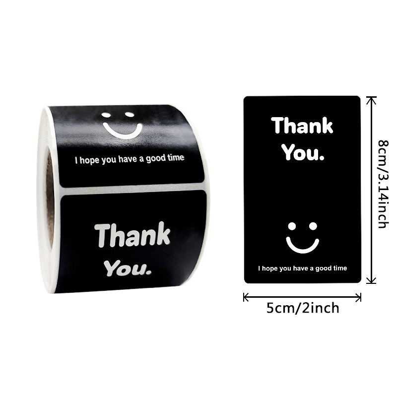 200pcs gift pack thank you stickers