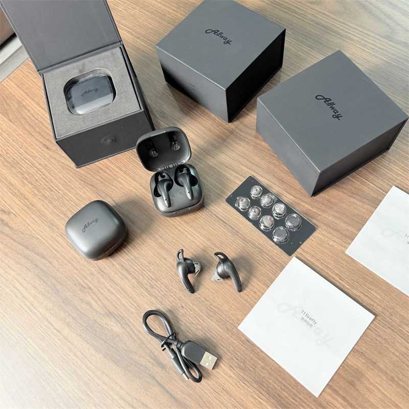 Allway portable Bluetooth headphones noise cancellation