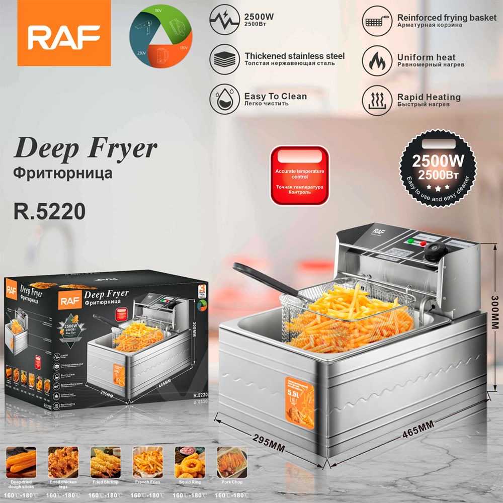 RAF R5220 deep fryer