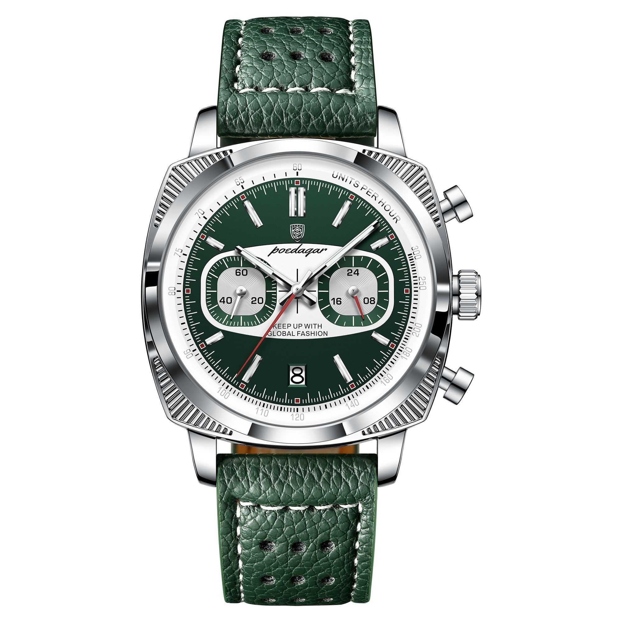 Swiss Perda luminous waterproof multi-function chronometer men's watch