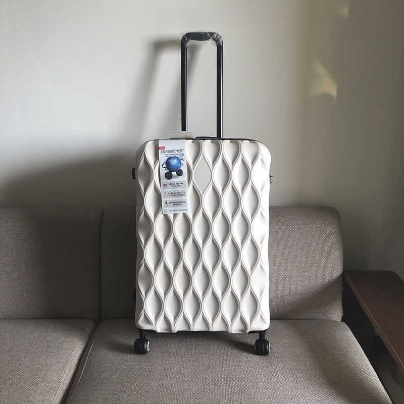 Stylish Textured Travel Suitcase
