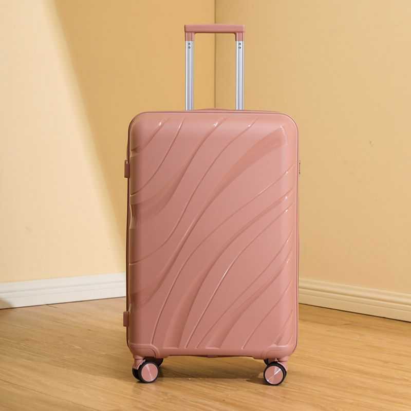 Durable Hard Shell Travel Suitcase With 360° Spinner Wheels & Telescopic Handle