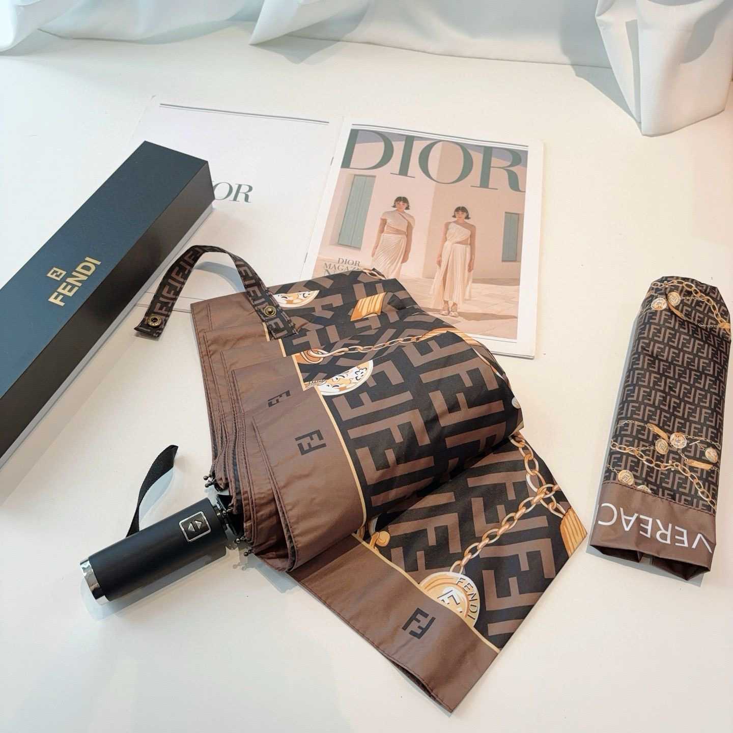 Luxury vinyl sunscreen umbrella dual-use