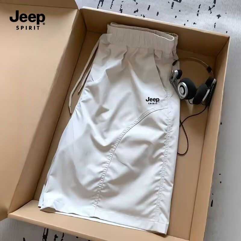 JEEP jeep oblique stitching quick-drying five-point shorts