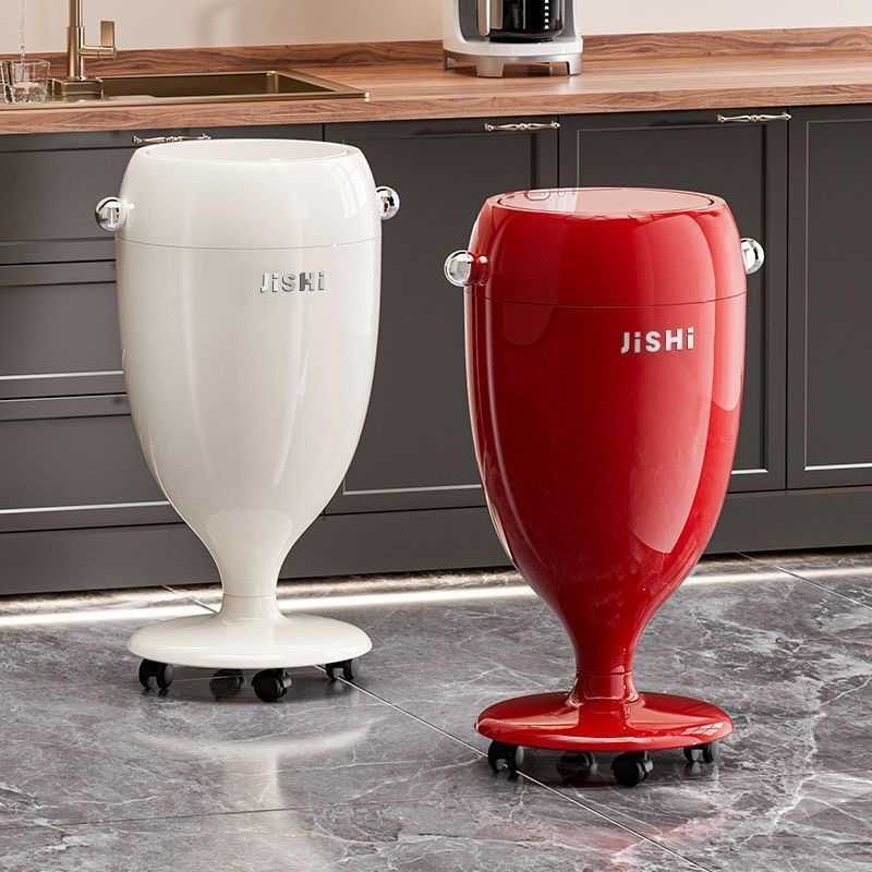 Waste Bins Household Dustbin with Wheels