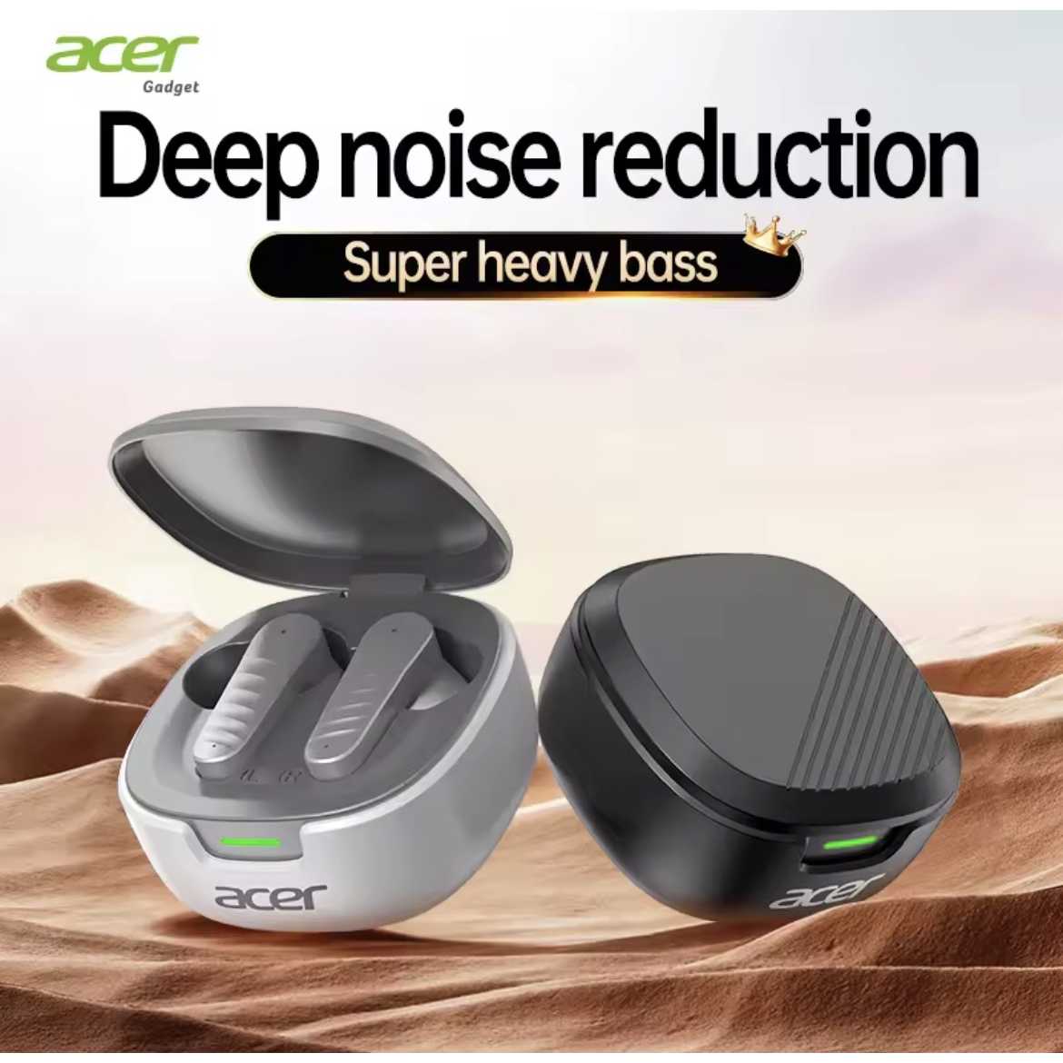 Acer Ohr503 Wireless Bluetooth Headphones with In-Ear Design High-Definition Sound Quality