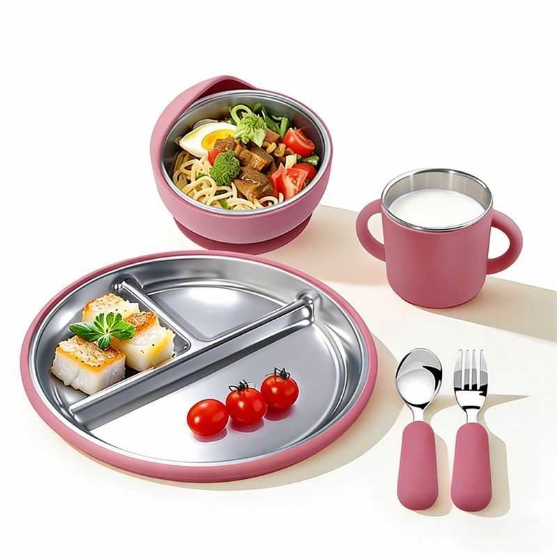 Dishesbaby stainless steel dinner set