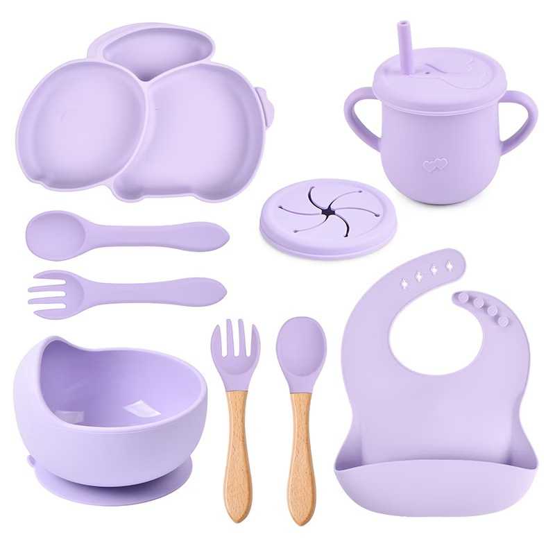 Hi Peggy rabbit children's baby cartoon silicone tableware