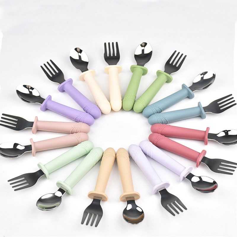 New stainless steel kiddies cutlery set
