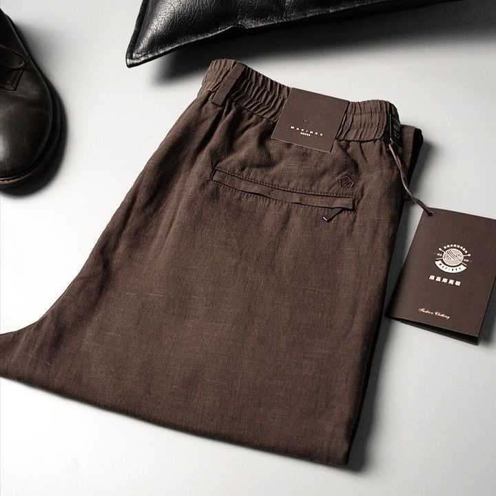 Spring and Summer Thin Linen Breathable Casual Pants