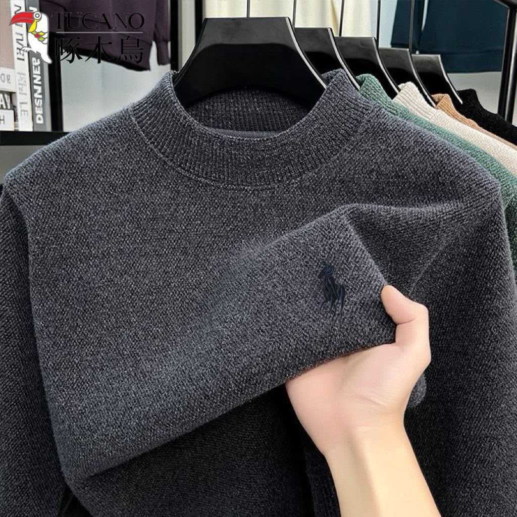 Winter heavy plush thickened men's sweater