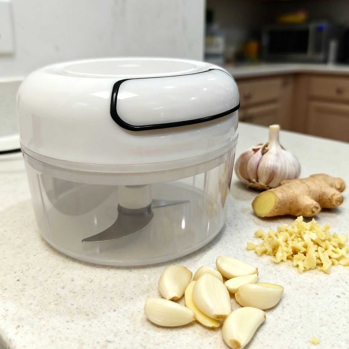 Mini Hand-Pull Food Processor & Vegetable Cutter