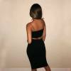 sexy summer slim waist vest + knee length skirt