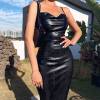instahot-black-Italian-leather-dress