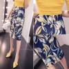 spring-and-summer-flower-slit-skirt