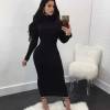 New-sexy-knit-high-neck-dress-for-women