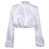 women's-high-collar-crop-navel-versatile-shirt