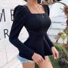 retro slim waist top