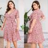 plus size angels pink floral dress