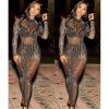 ladies parties shiny jumpsuit