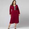 red-plus-size-angel-comfy-casual-gown