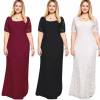 plus size angels simple prom dress