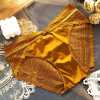 sexy seamless ice silk underwear 3pcs