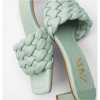 zara classic braided square toe heels