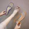 2023 summer autumn pvc low heel shoes