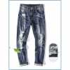 summer men's casual jeans pants