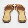 ZA2022 spring/summer new TRF women's gold knot decorative flats