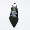ZA2022 spring women's thick retro heels