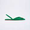 ZA2023 new women's shoes rhindiamond-decorated buckle pointed flat temperament Mueller shoes