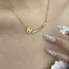 light luxury high-end exquisite clavicle chain titanium steel necklace