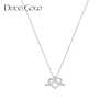 zircon love necklace niche versatile clavicle chain necklace