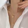 Gold necklace light luxury niche design necklace