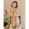 Middle and small children 3D printing ventilation summer dress